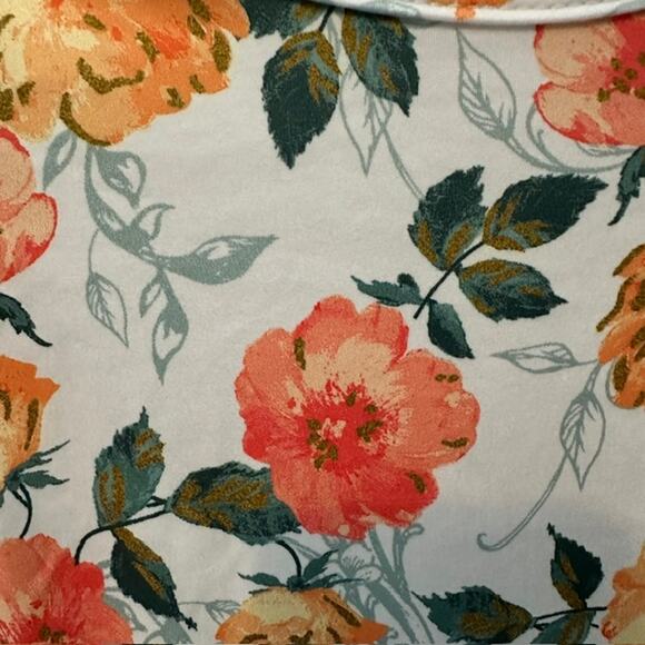 Toddler Girls 3T (M) Okie & Lou Peach Floral Long Sleeve Dress - Picture 9 of 11